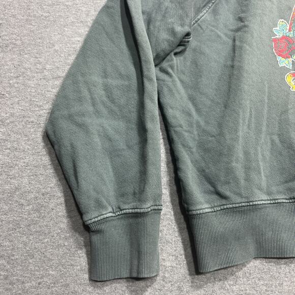 DAYDREAMER Grateful Dead Firebird Varsity Crew Sweatshirt Gray Womens Size S - Picture 6 of 12